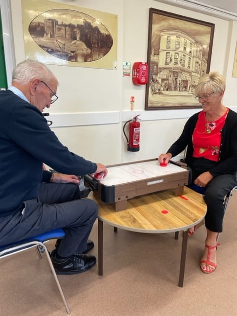 Active games at Memory cafe
