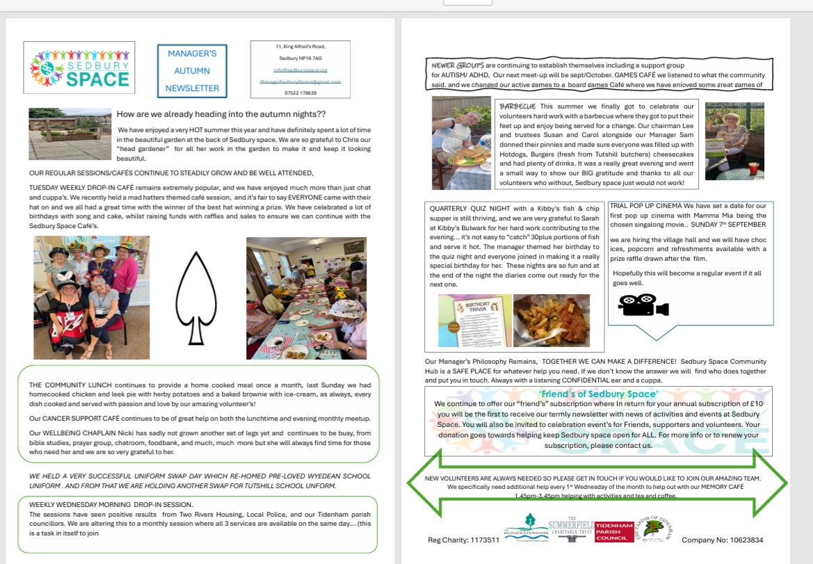 newsletter autumn 25